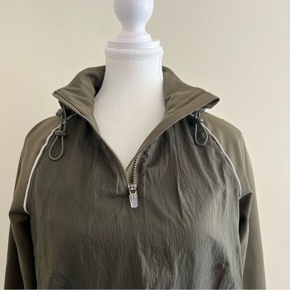 Outdoor Voices Frostknit Pullover Hoodie in Olive Green NEW Size Small - Picture 5 of 13